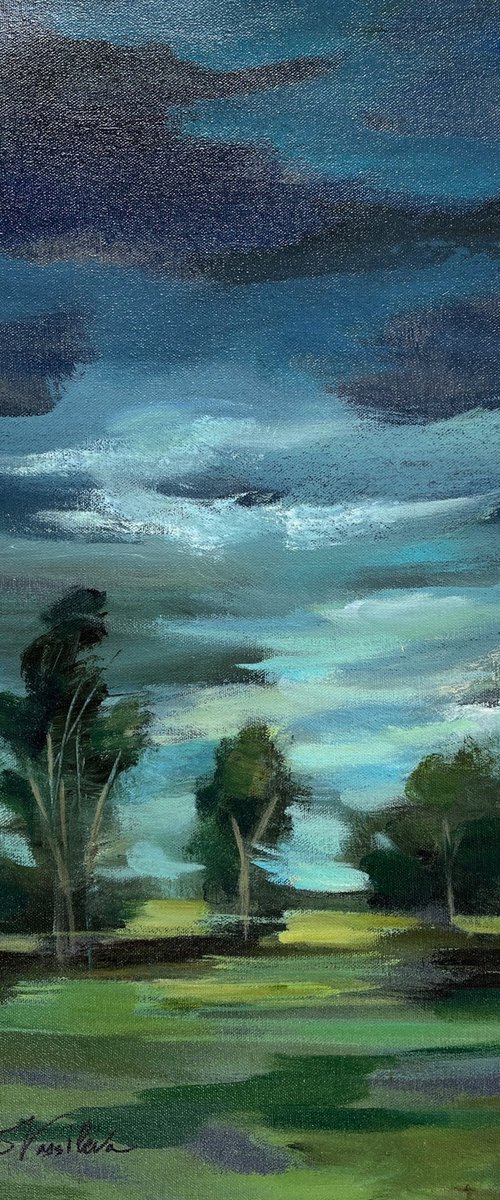 Windy Evening I by Silvia  Vassileva