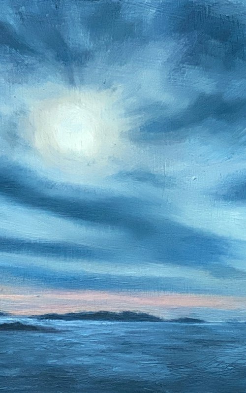 Winter Sunrise, La Fosette by Diana Sandetskaya