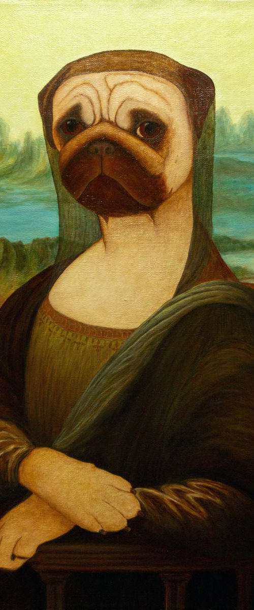 Mona Puglisa (inspired by Leonardo da Vinci) by Yuliia Ustymenko
