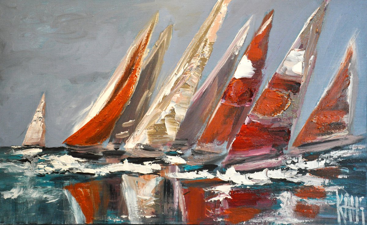 Regatta in red by Michele Kaus