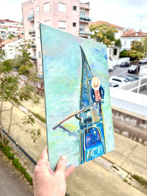 Gondolier in Venice