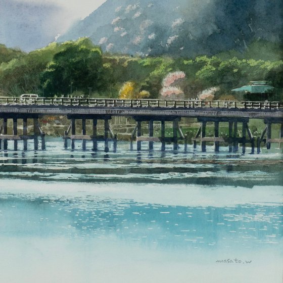 Togetsukyo Bridge in Arashiyama, Kyoto