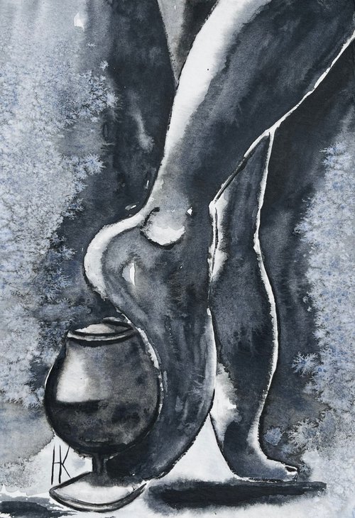 Beautiful Woman Feet by Halyna Kirichenko