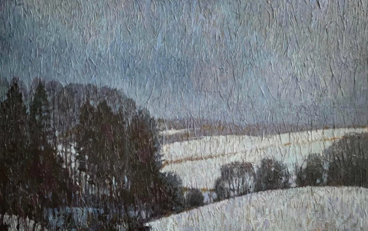 Winter Rest By Nadezda Stupina, 47 X 31, Artwork For Sale On Artfinder