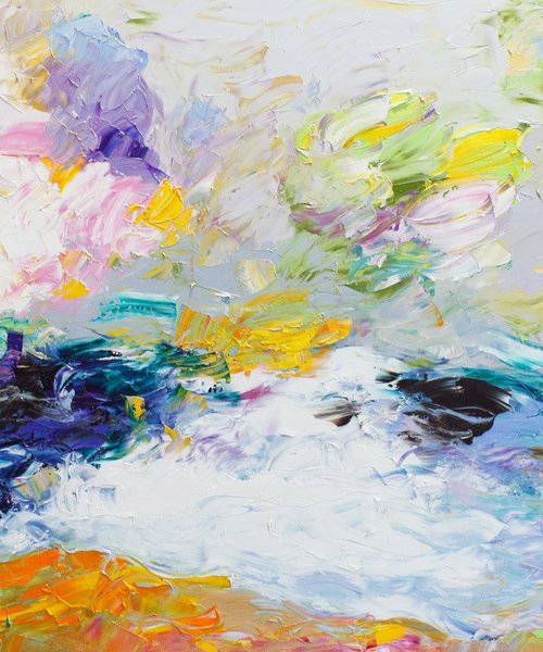 spring. river by Khattin Valery