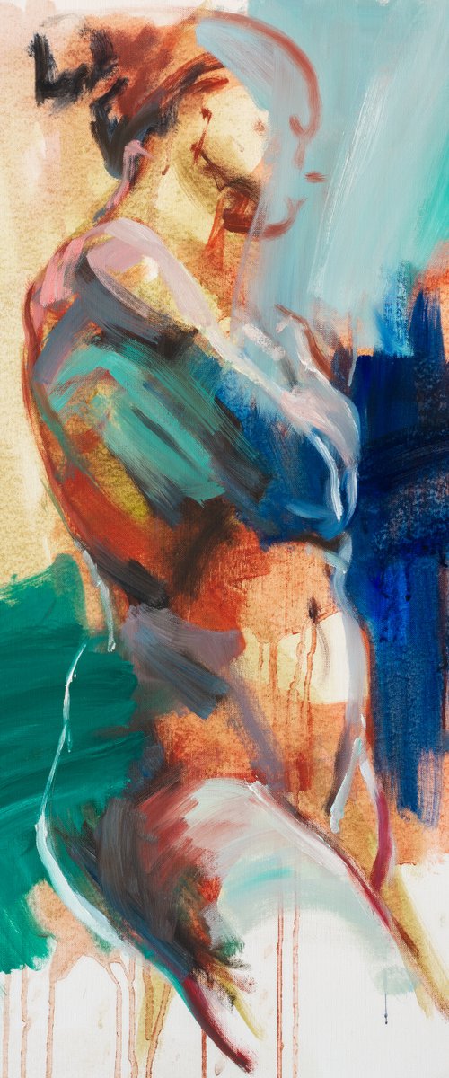 Emerald Blue Story by Lyubov Biryukova