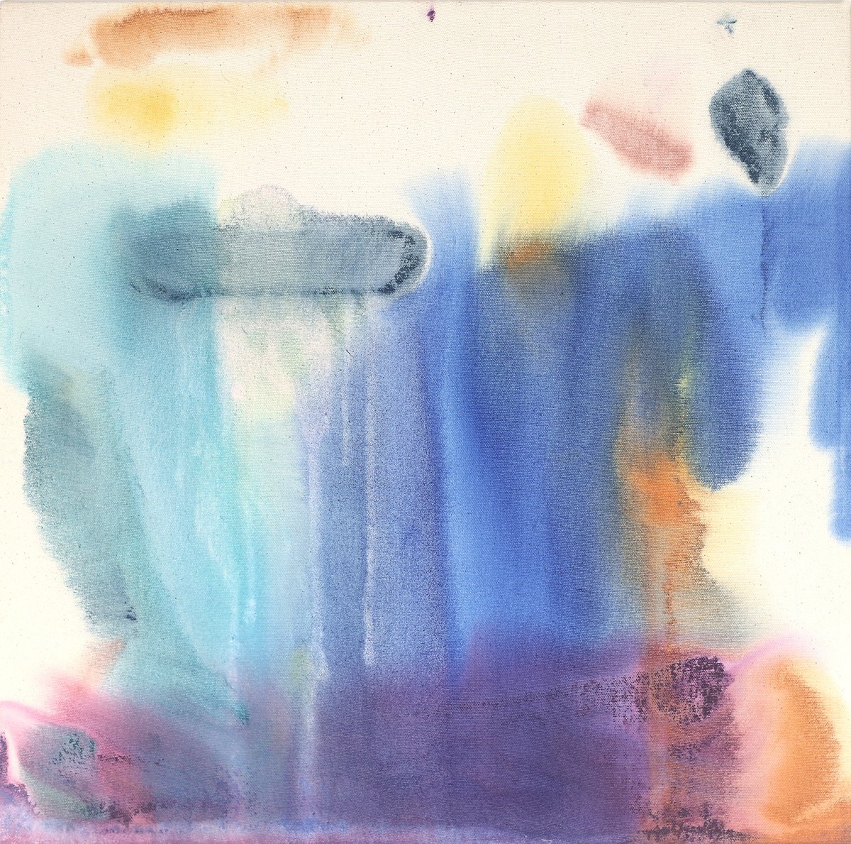 Organic Abstract Acrylic Painting By Melissa Mcgill, 20 X 20", Essence, Original Artwork