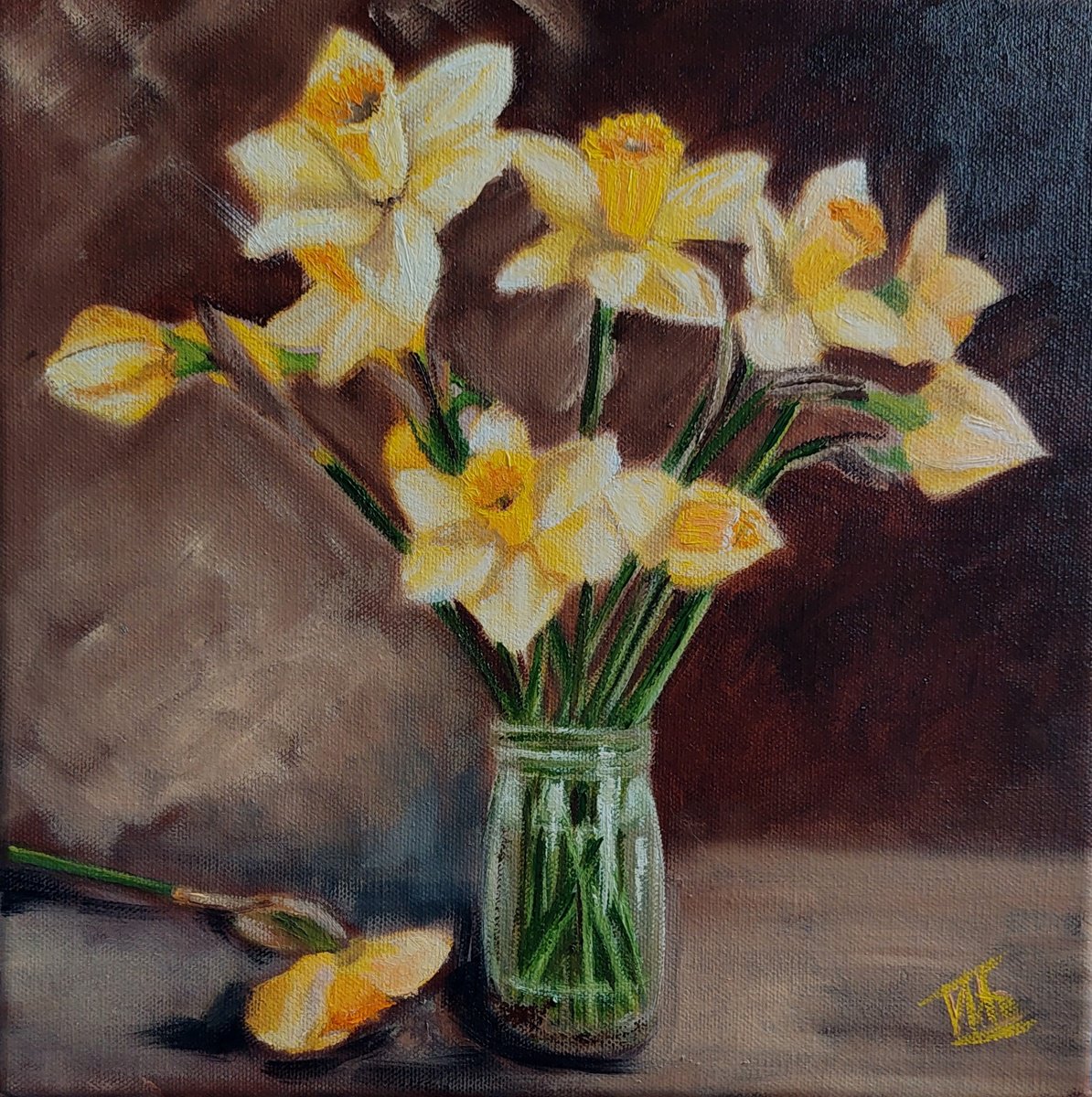 Yellow Daffodils by Ira Whittaker