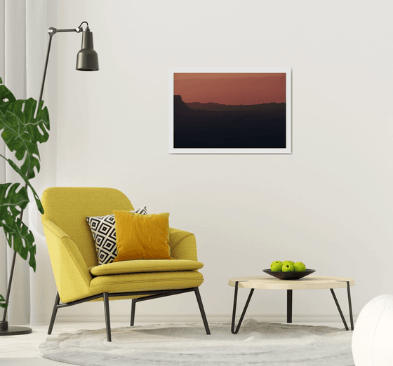 Sunrise over Ramon crater #8 | Limited Edition Fine Art Print 1 of 10 | 90 x 60 cm