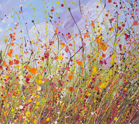 Wildflower Splash - Original Floral Painting