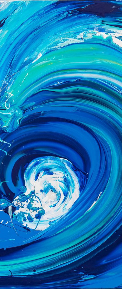 Wave Series - Starting To Break by Annette Spinks