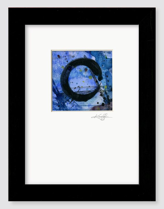 Enso Of Zen Collection 6 - 3 Abstract Zen Circle paintings by Kathy Morton Stanion