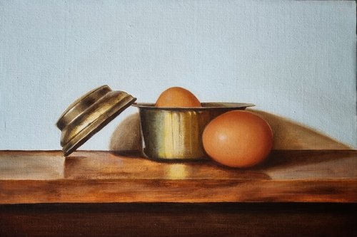 Eggs and Vessel by Priyanka Singh
