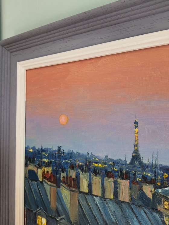 Paris Rooftop sunset