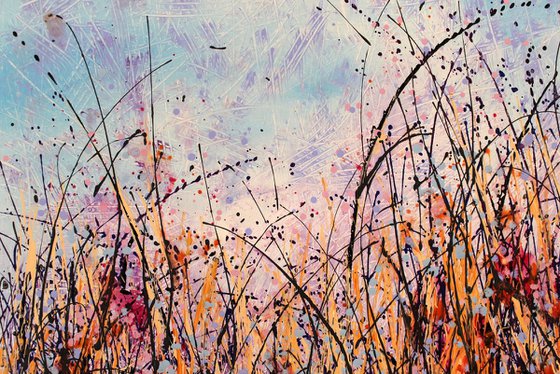 The Truce - Large original floral landscape