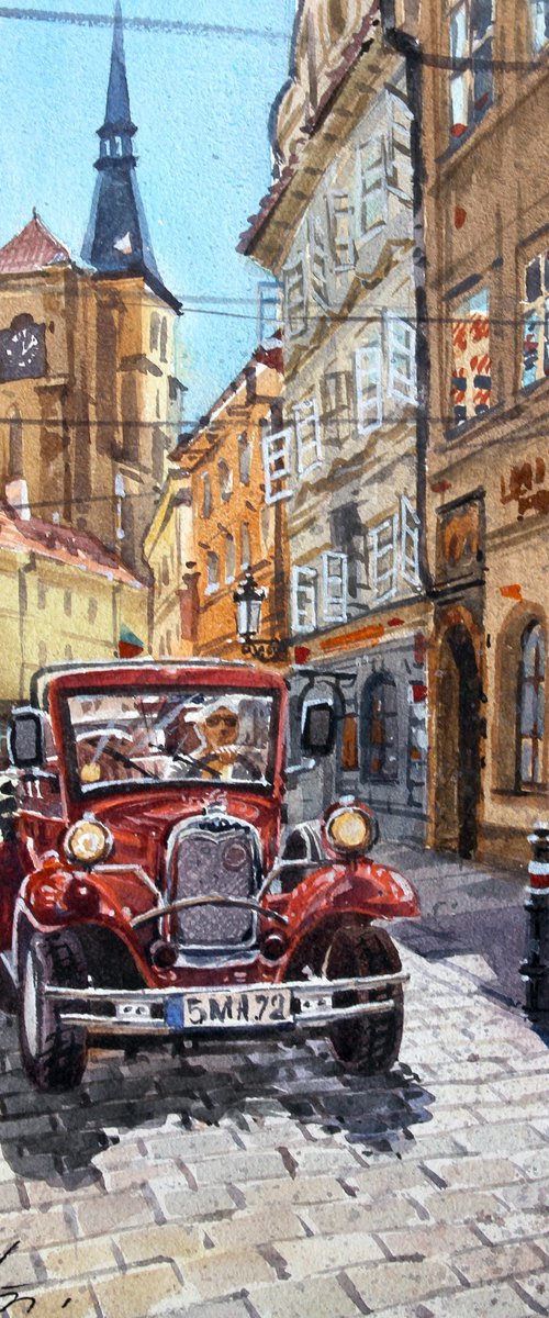 Retro Prague by Volodymyr Melnychuk