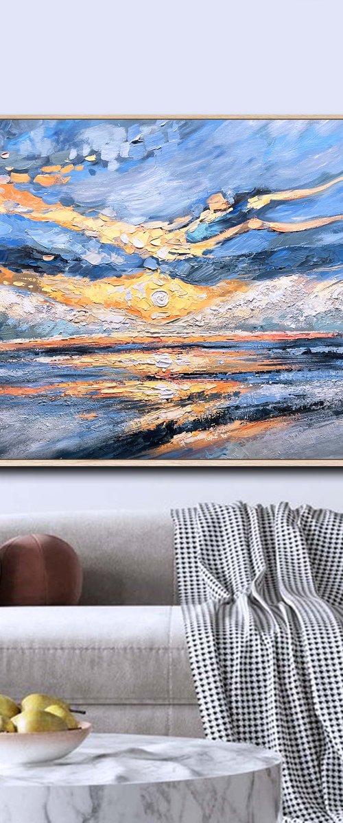 Blue Sunset by Lana Guise