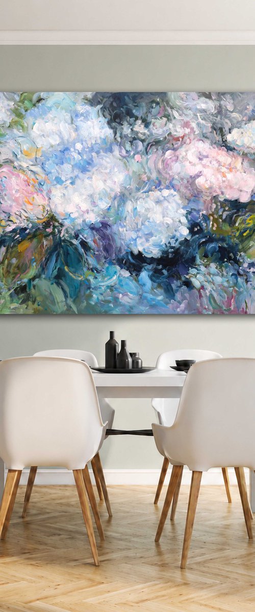 Hydrangeas in a Dream Garden by Behshad Arjomandi