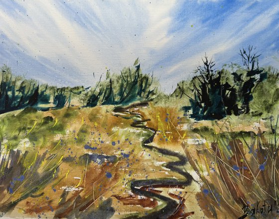 On the river DIPTYCH