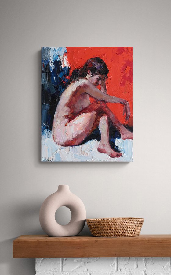 Seated Woman in Stillness
