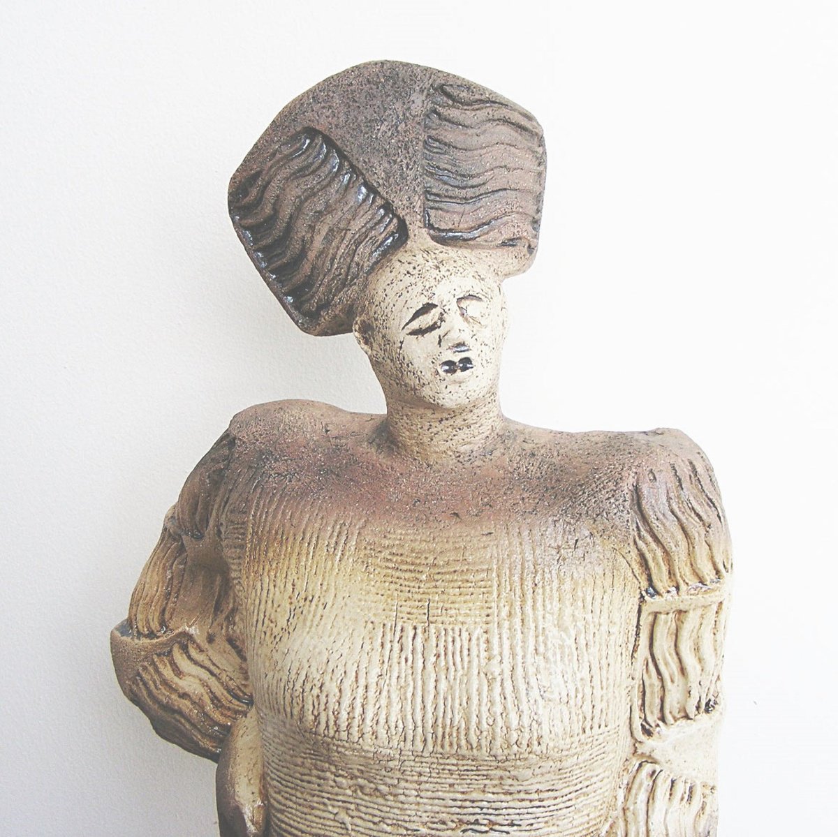 Ceramic Sculpture - Ariadne Saves Theseus by Dick Martin