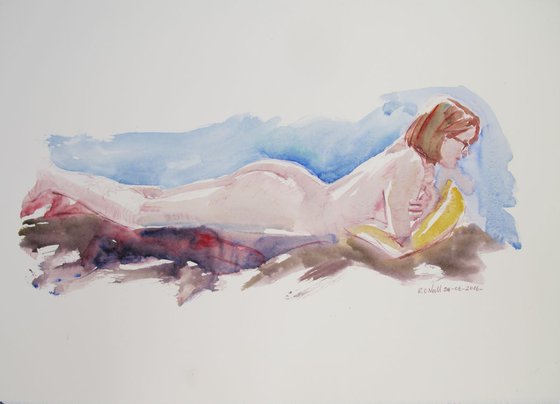 reclining female nude