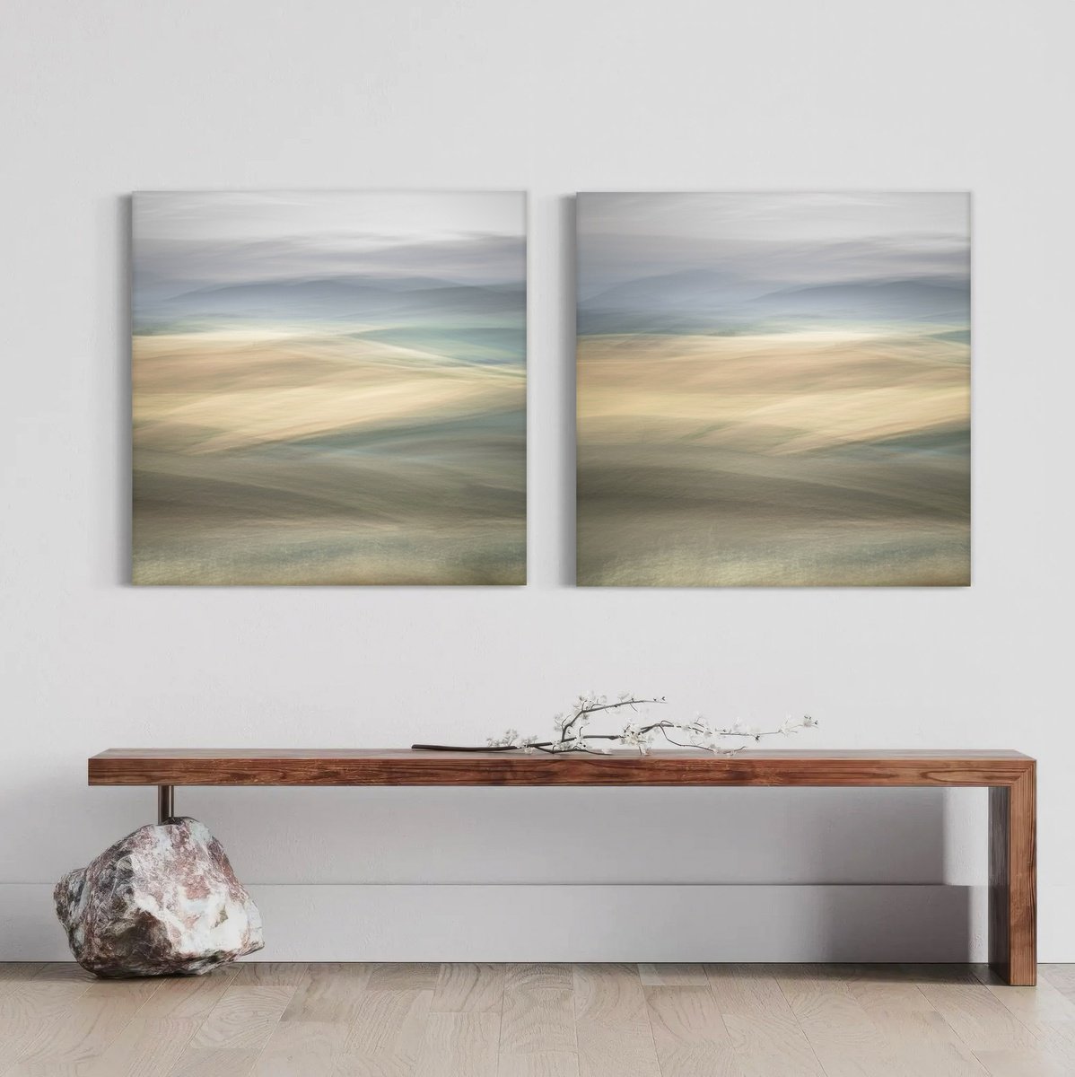 Impressionistic Photograph , Diptych N.11 By Karim Carella, 59 X 30, Artwork For Sale On Artfinder