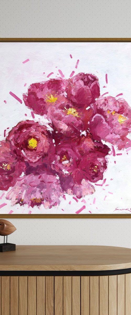 May peonies by Volodymyr Smoliak