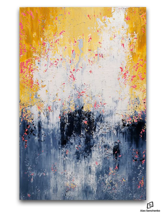 150x100cm. / abstract painting / Abstract 1202