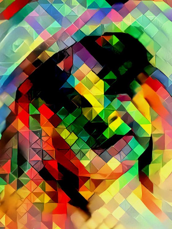 Geometric portrait N3