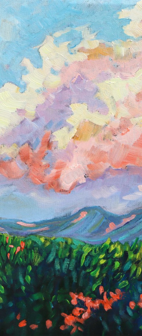 Cloud Over Mountains by Mary Kemp