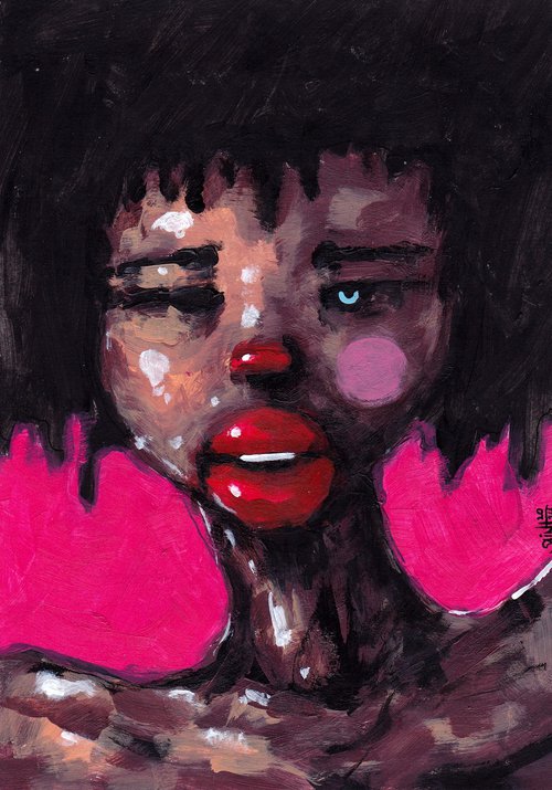 Mrs. Afro girl by Ruslan Aksenov