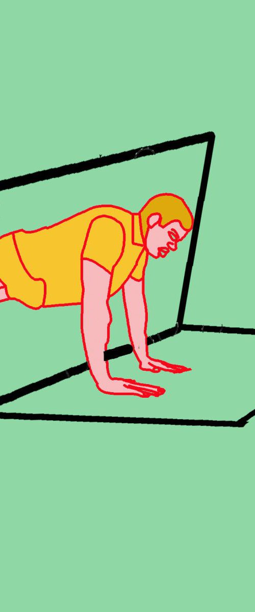Work Out - pop art print by Artworks by Rina Mualem