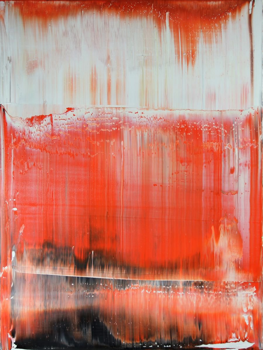 Red-orange I [Abstract N?2181] by Koen Lybaert