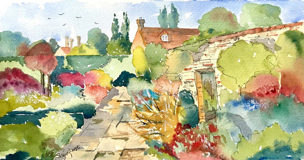 Sissinghurst Garden by Brian Tucker