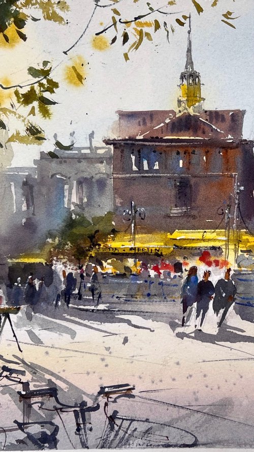 Golden Valencia Glow by Eugenia Gorbacheva