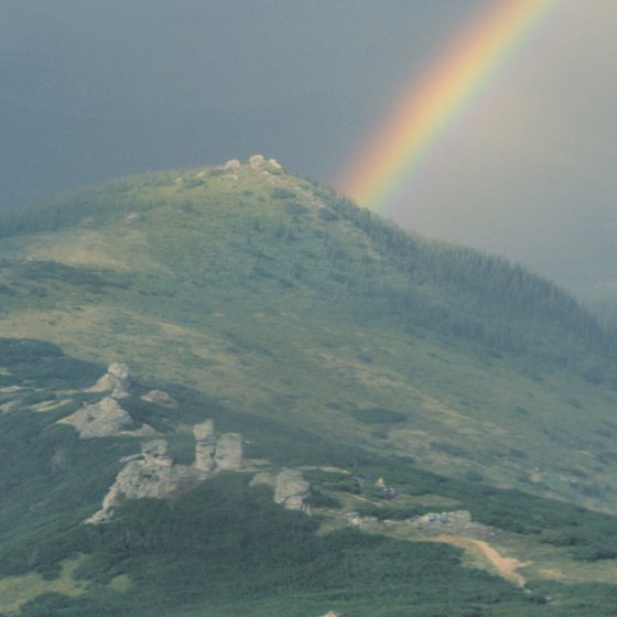 Meeting with a rainbow.