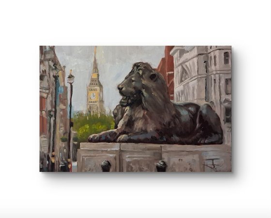 Landseer Lions at Trafalgar Square
