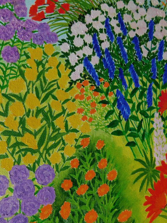 Cheerful Summer Garden