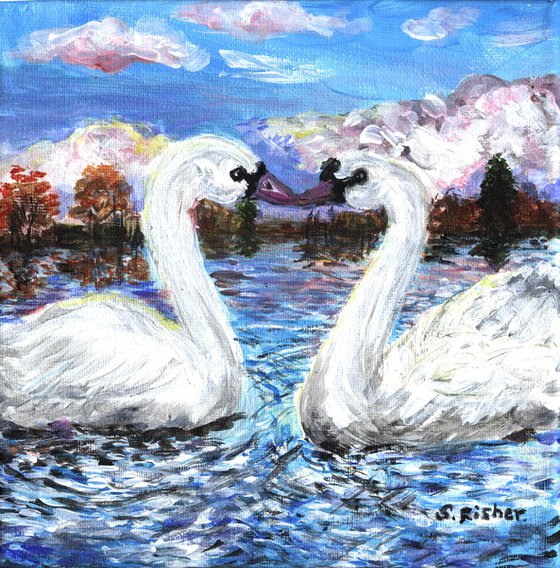 the swans