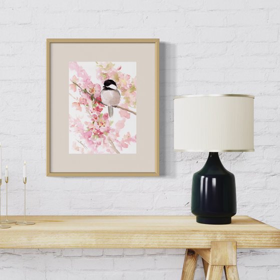 Chickadee in the Spring