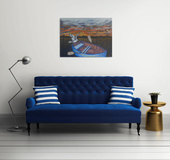 Sunset Over Pelican Lake