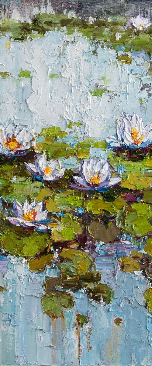 Water Lilies pond by Anastasiia Valiulina