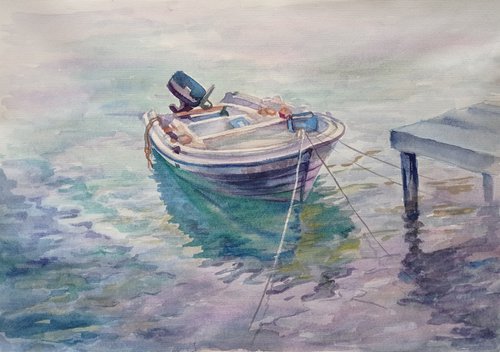 Boat by Liubov Ponomarova