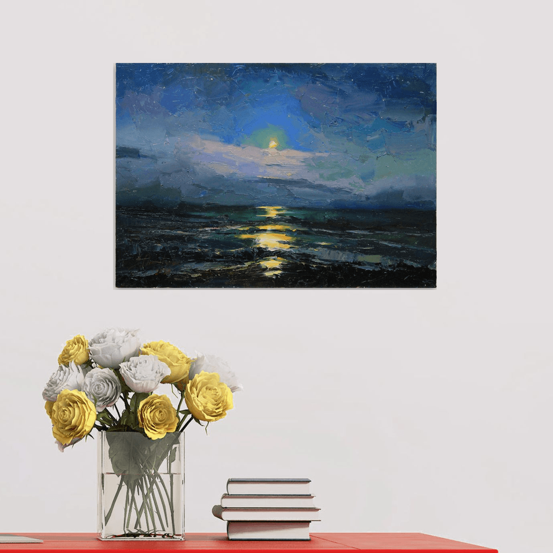 Oil paintig 作者不明 作者不明「赤い絵」 by 籾井 優佐 | Online art store for