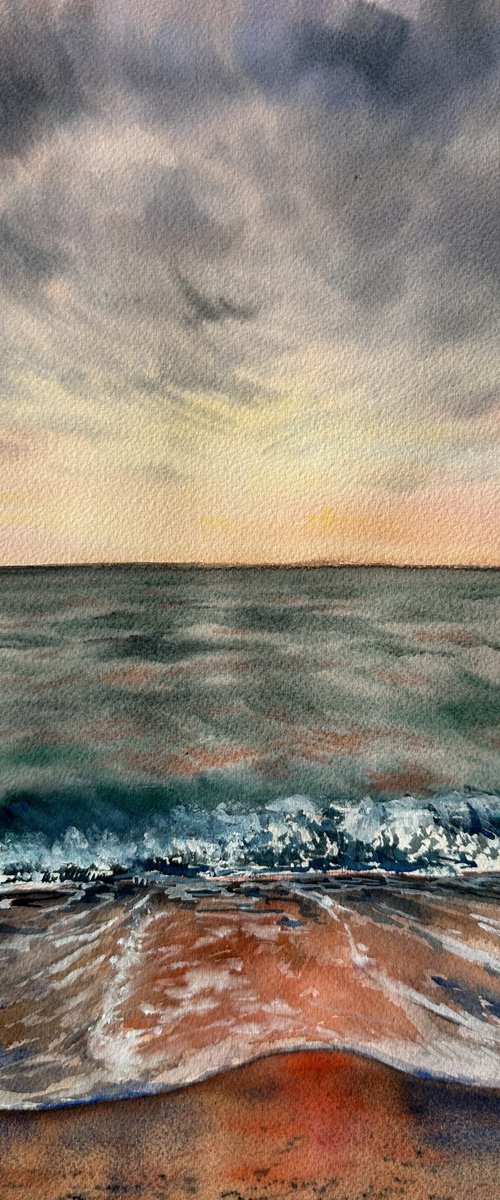 The smell of sea waves by Oleksandra Padushyna