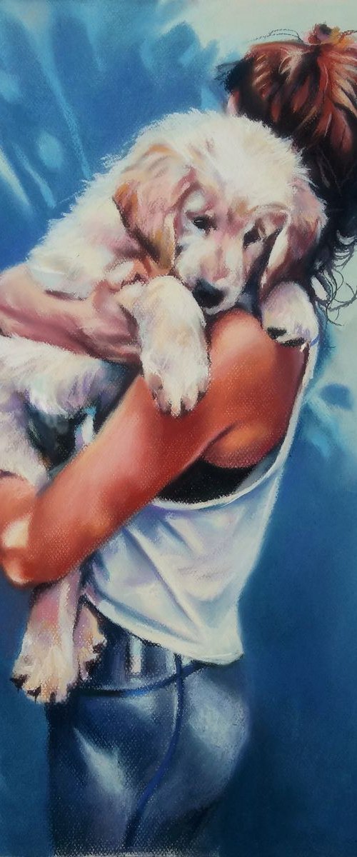 Sweet puppy by Magdalena Palega