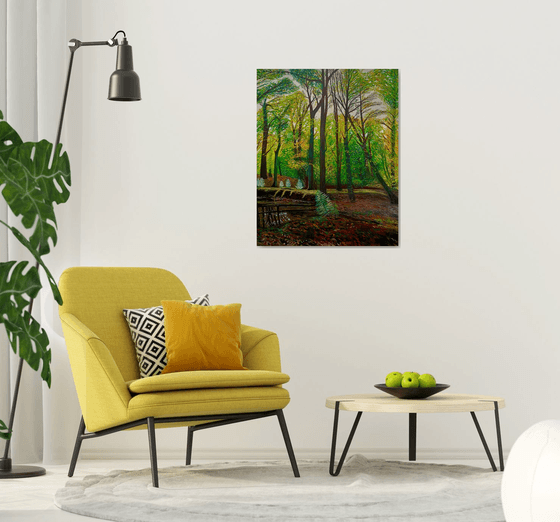 New Forest Trees - 40x32 in.