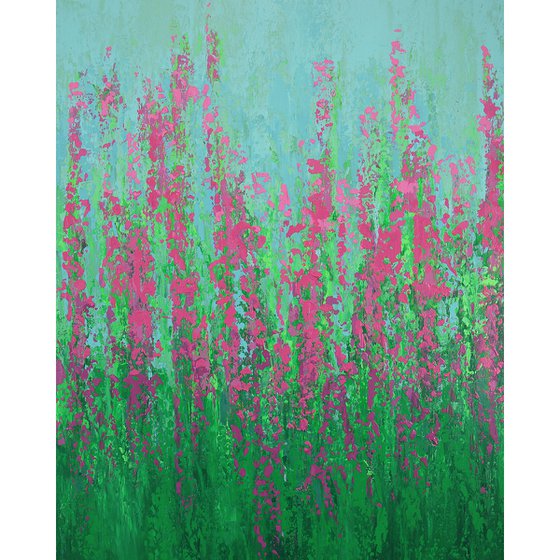 Violet Flowers - Flower Field