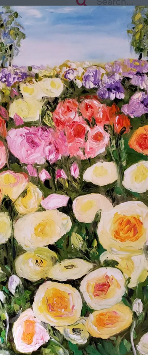 Summer day in a garden by Olga Koval